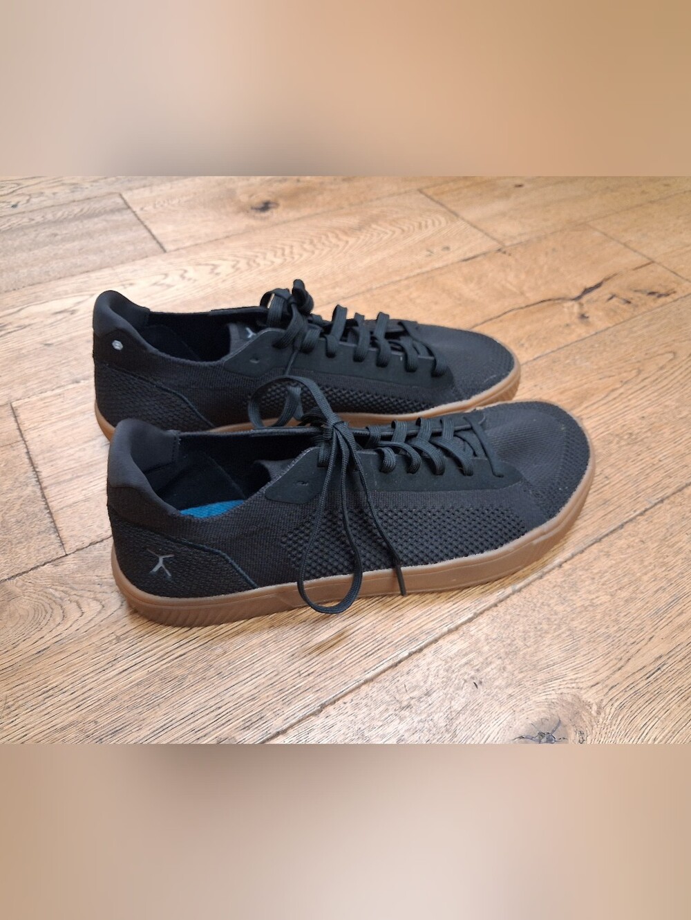 Flux Footwear Adapt Knit Trainer Black Gum  Mens Size 12 Athletic Shoes Sneakers